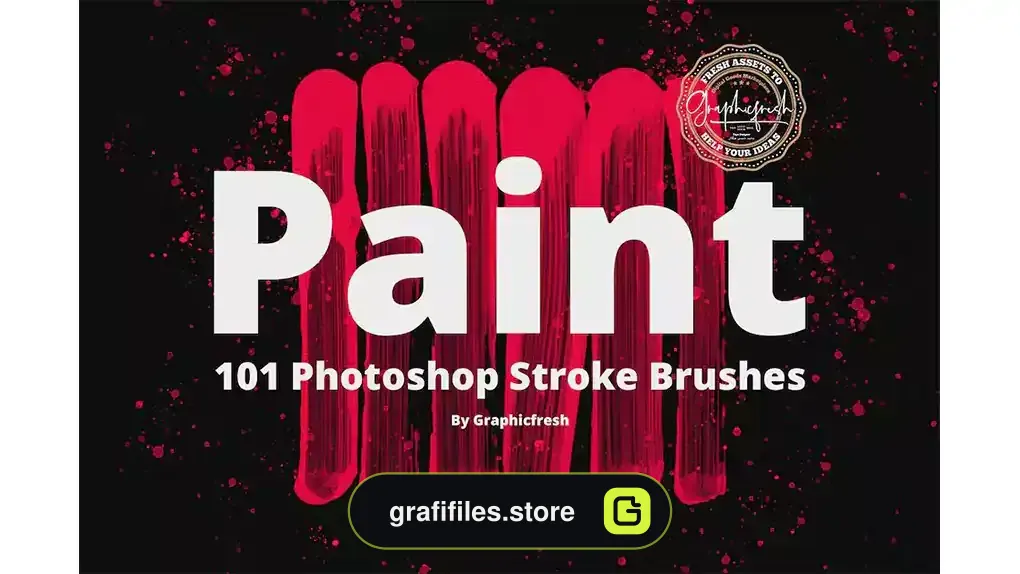 براش قلمو نقاشی فتوشاپ Photoshop Paint Stroke Brushes