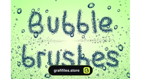 براش حباب آب فتوشاپ Bubbles brushes for Photoshop