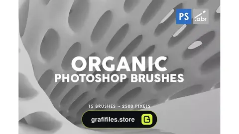 براش ارگانیک فتوشاپ Organic Photoshop Stamp Brushes