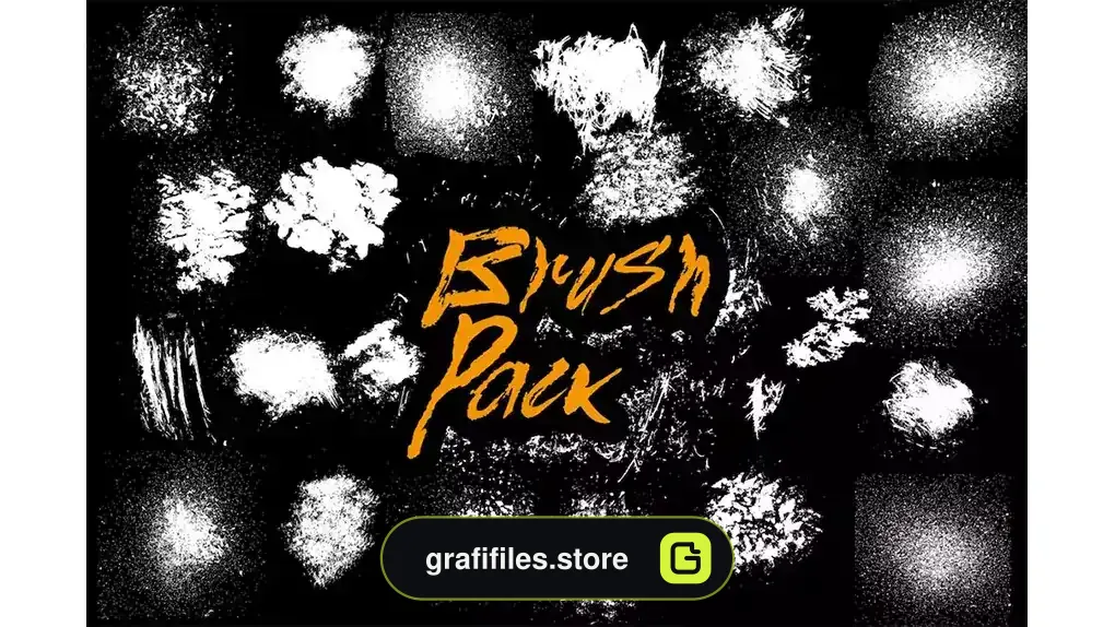 دانلود براش پاشیدن رنگ Splatter Brushes Pack