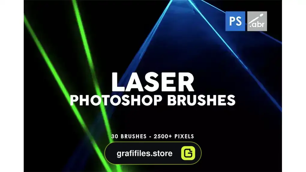 براش لیزر فتوشاپ Laser Photoshop Stamp Brushes