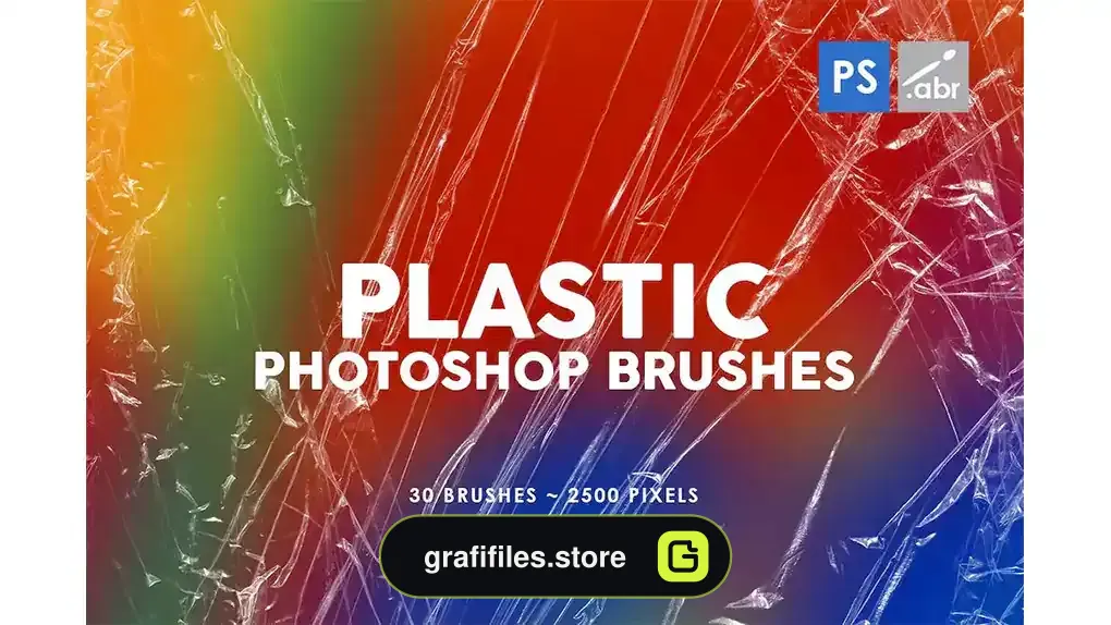 براش پلاستیک فتوشاپ Plastic Photoshop Stamp Brushes | 02