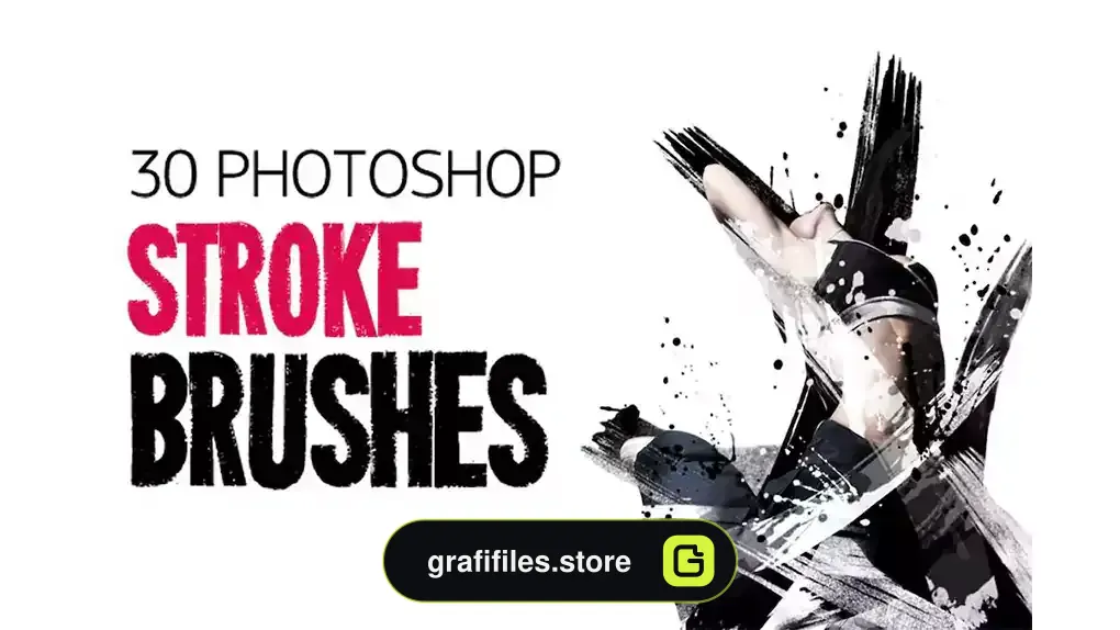 براش رد قلمو فتوشاپ Stroke Brushes