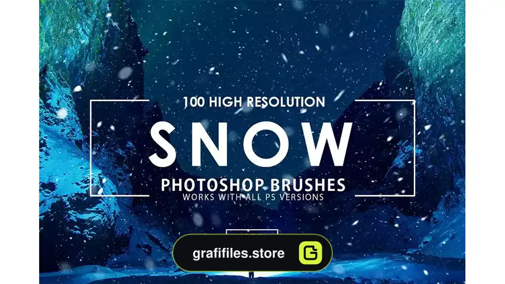 براش برف فتوشاپ Snow Photoshop Brushes