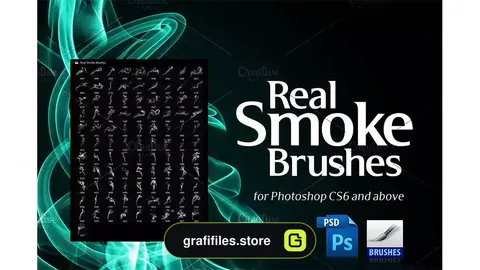 براش دود فتوشاپ Real Smoke Brushes for Photoshop