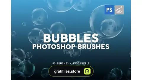 براش فتوشاپ حباب Bubble Photoshop Stamp Brushes