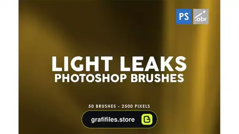 براش فلر نور فتوشاپ Light Leaks Photoshop Brushes