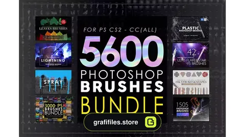 براش فتوشاپ Photoshop Brushes Bundle