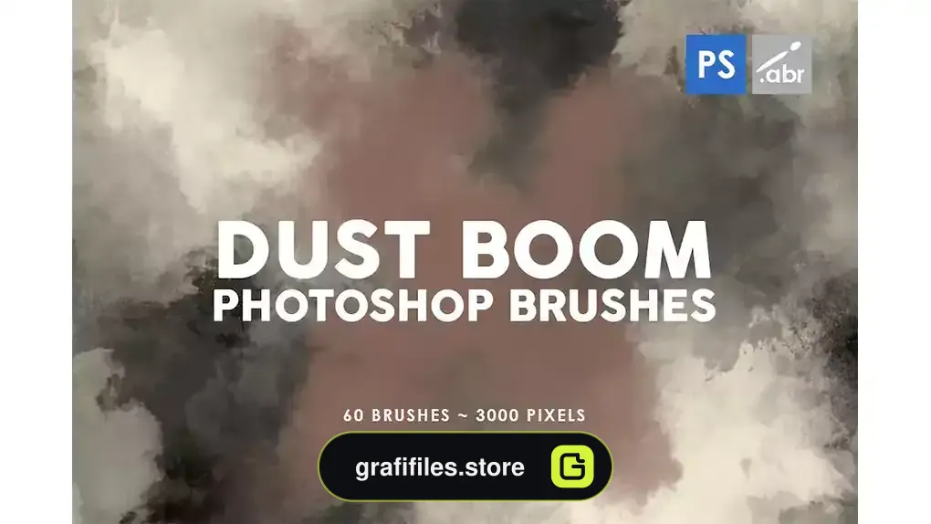 براش گرد و غبار فتوشاپ Dust Boom Photoshop Stamp Brushes