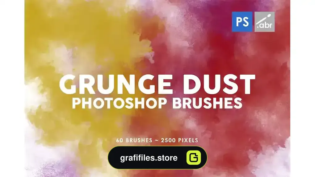 براش گرد و غبار فتوشاپ Grunge Dust Photoshop Stamp Brushes
