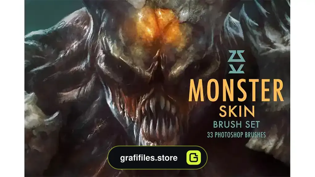 براش پوست هیولا Monster Skin Brush Set
