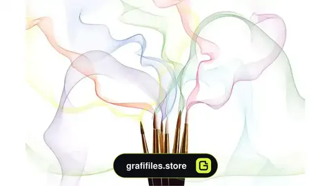 براش دود ایلوستریتور Illustrator Smoke Brush