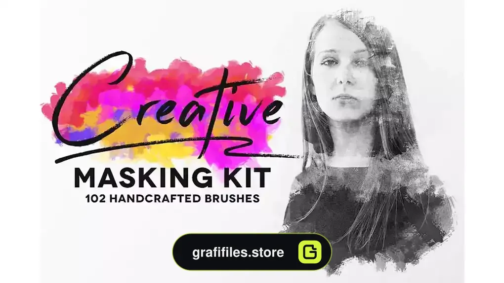 براش فتوشاپ ماسک خلاقانه Creative Masking Kit