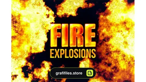 براش آتش انفجار فتوشاپ Photorealistic Fire Explosions
