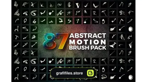 براش انتزاعی فتوشاپ Abstract Motion Brush Pack