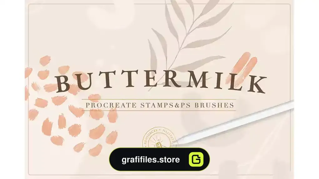 براش مهر Procreate Stamps&Photoshop Brushes