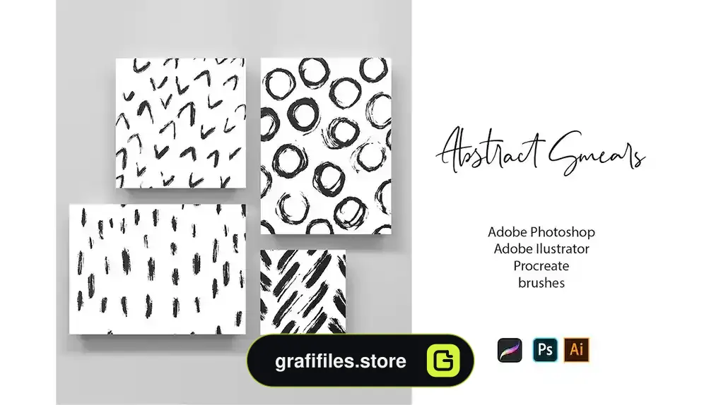 براش انتزاعی Abstract Smears Brushes