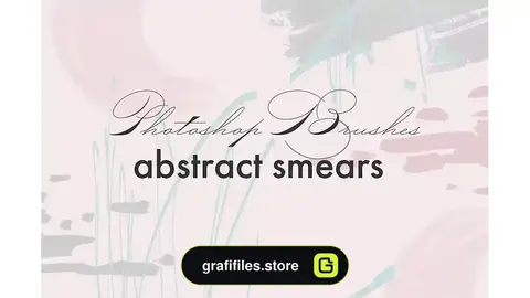 براش انتزاعی فتوشاپ Abstract smears - PS Brushes