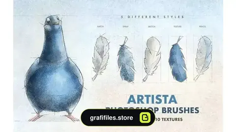 براش قلمو فتوشاپ Artista Photoshop Brushes