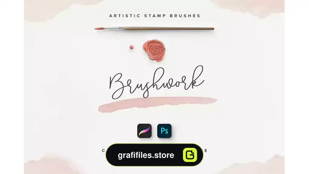 براش Brushwork Artistic Procreate & Photoshop brushes