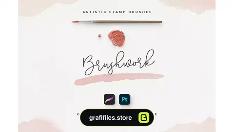 براش Brushwork Artistic Procreate & Photoshop brushes