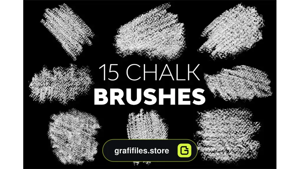 براش گچ فتوشاپ Chalk Brushes