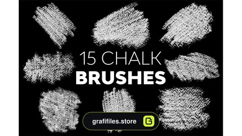 براش گچ فتوشاپ Chalk Brushes