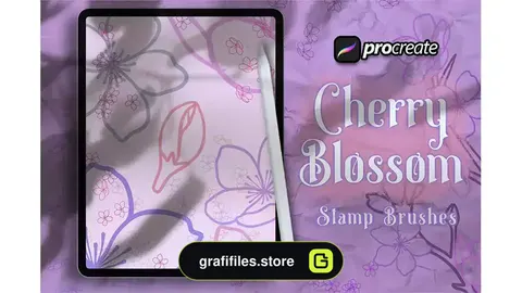 براش شکوفه گیلاس پروکریت Cherry Blossom Stamp Brush
