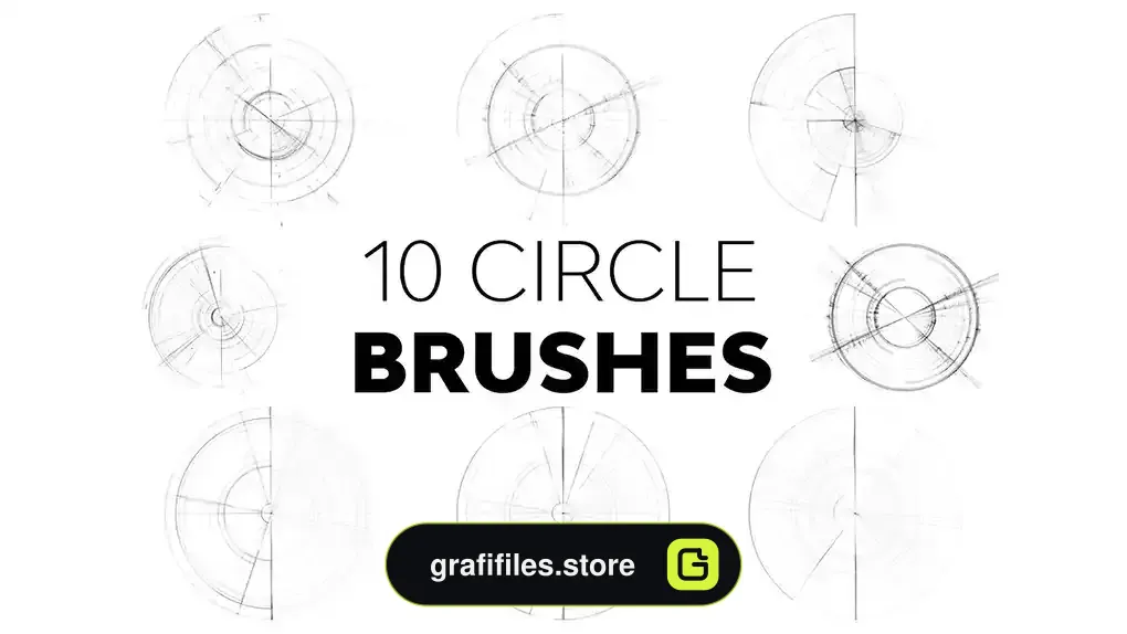 براش دایره فتوشاپ Circle Brushes
