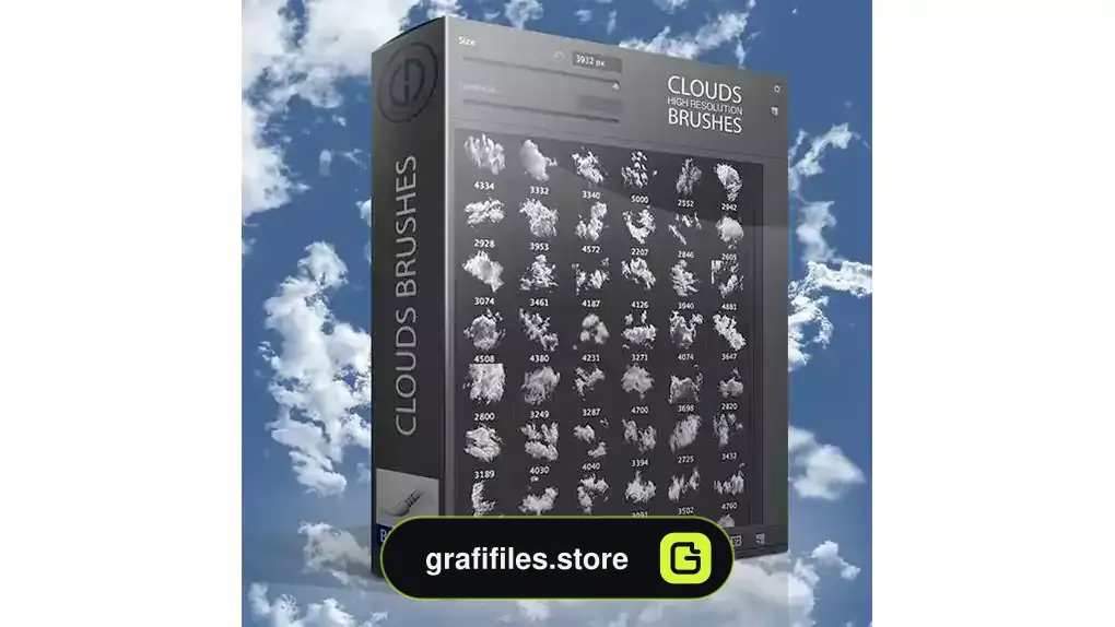 براش ابر فتوشاپ Clouds Brushes 2