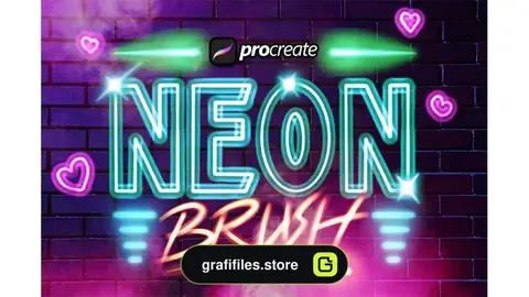 براش نور نئون سه بعدی پروکریت Dans 3d Neon Brush