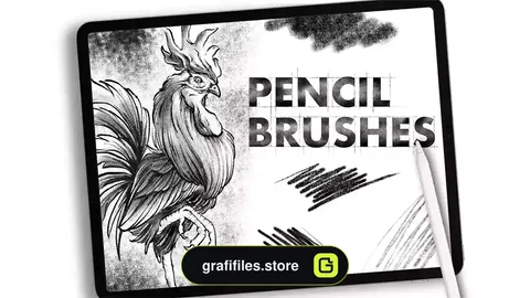 براش مداد پروکریت Dans Pencil Brush Procretae 1