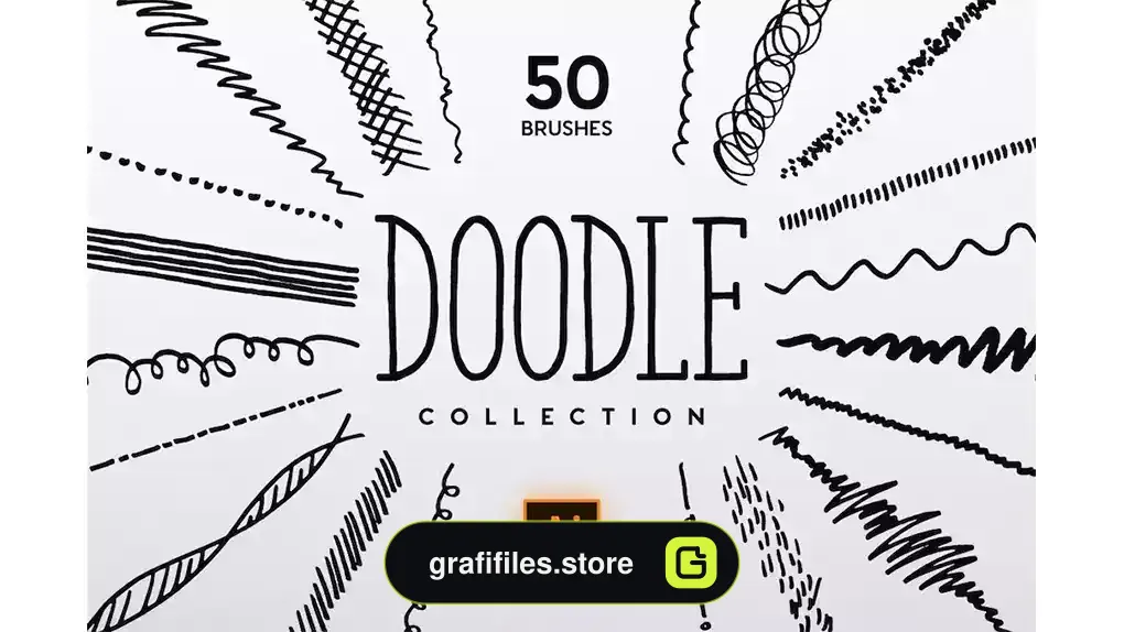 براش ایلوستریتور Doodle Brush Collection
