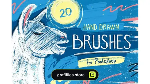براش قلمو نقاشی فتوشاپ Essential Hand Drawn Brushes
