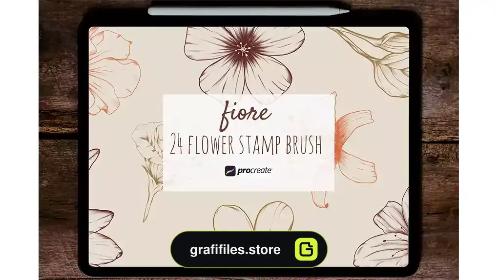 براش گل پروکریت Fiore – Procreate Stamp Brush
