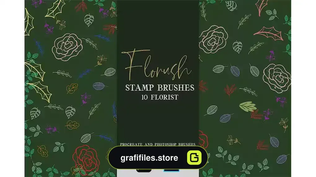 براش گل Florush Stamp Brushes