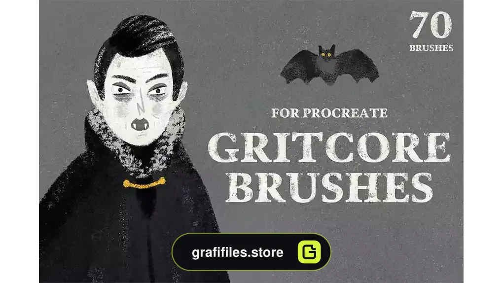 براش پروکریت Gritcore Brushes for Procreate