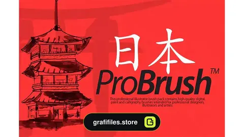 براش ژاپنی ایلوستریتور Japan ProBrush