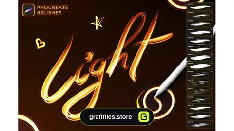 براش نور پروکریت Light Painting Procreate Brushes