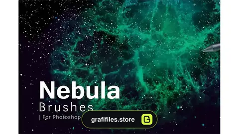 براش کهکشان فتوشاپ Nebula Photoshop Brushes