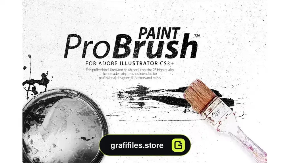 براش قلمو نقاشی ایلوستریتور Paint ProBrush