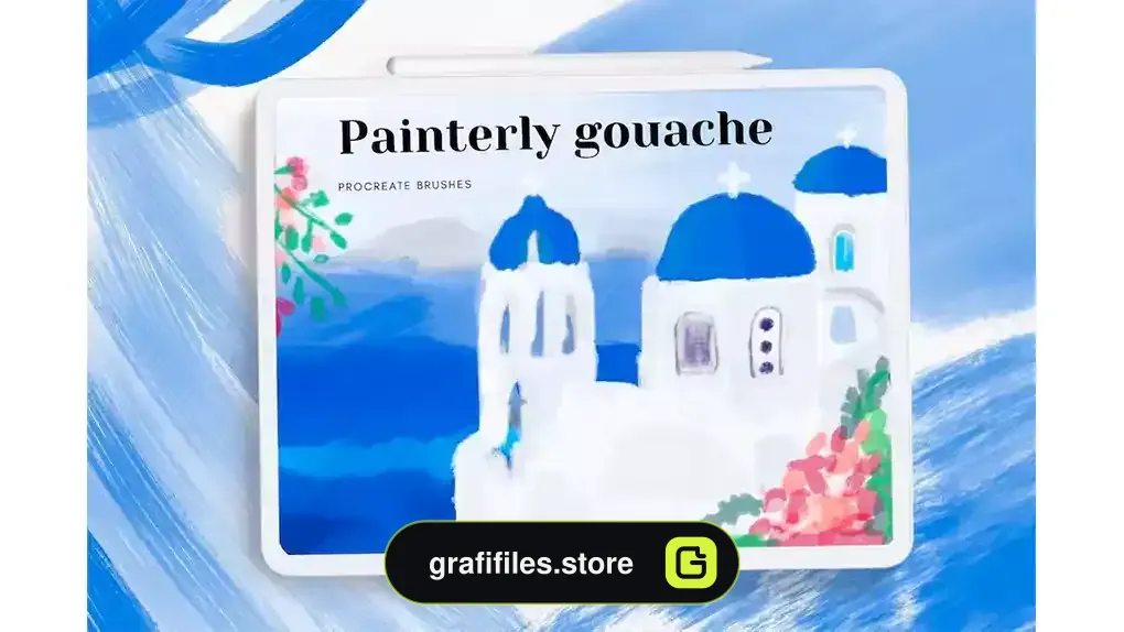 براش گواش پروکریت Painterly gouache brushes
