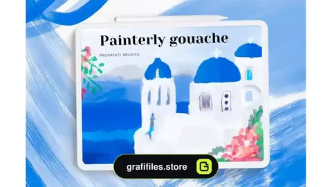براش گواش پروکریت Painterly gouache brushes