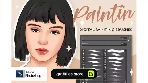 براش نقاشی دیجیتال فتوشاپ Paintin Brushes for Adobe Photoshop