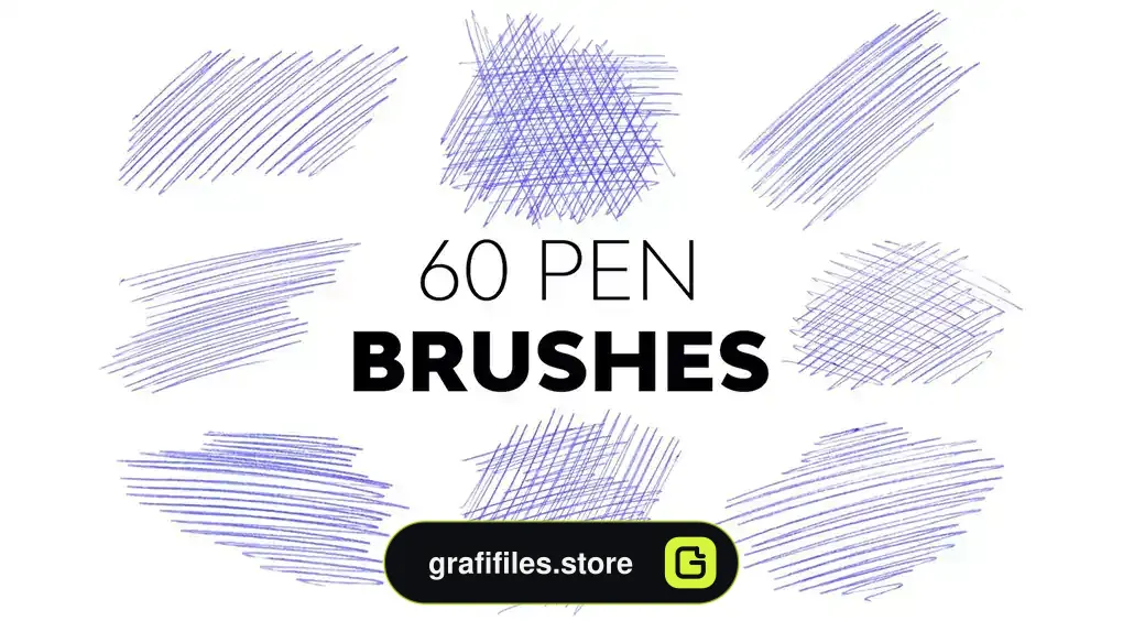 براش قلمو فتوشاپ Pen Brushes