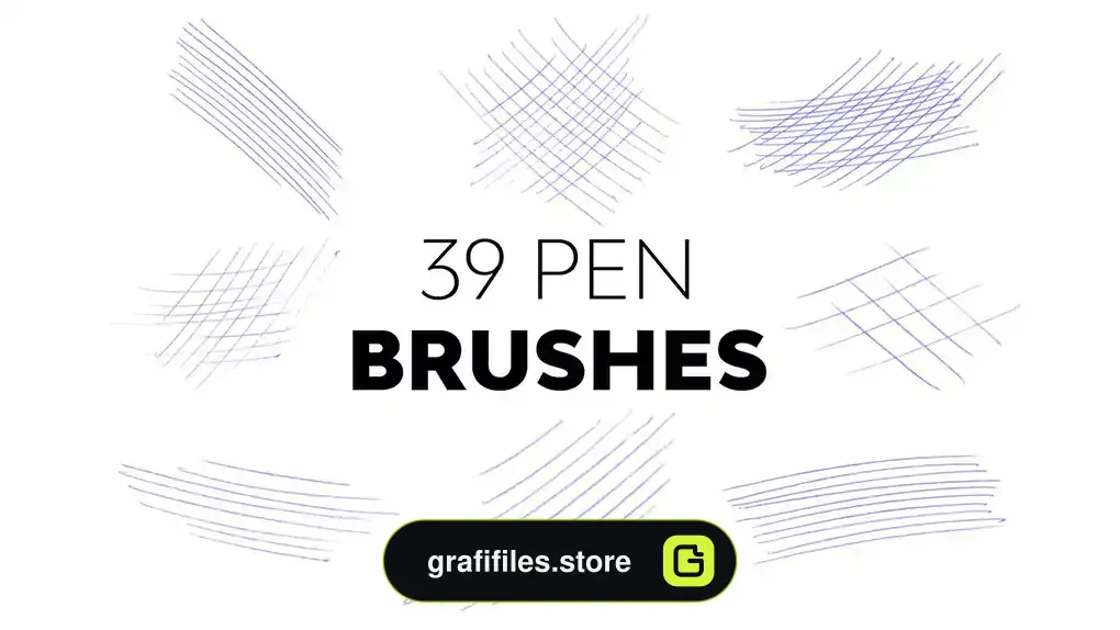 براش قلمو فتوشاپ Pen Brushes