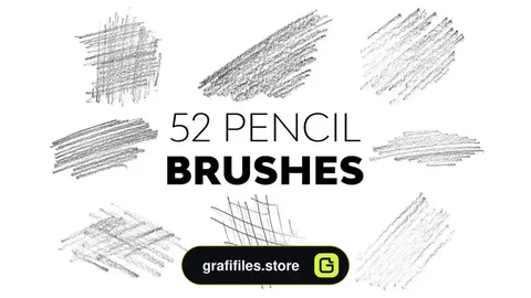 براش مداد فتوشاپ Pencil Brushes