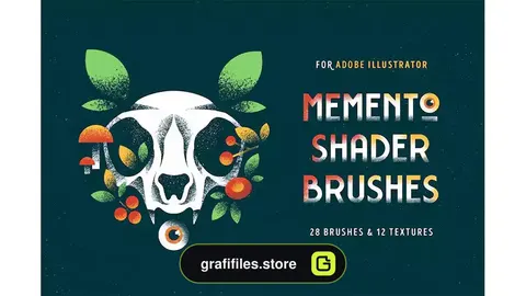 براش ایلوستریتور Shader Brushes for Illustrator