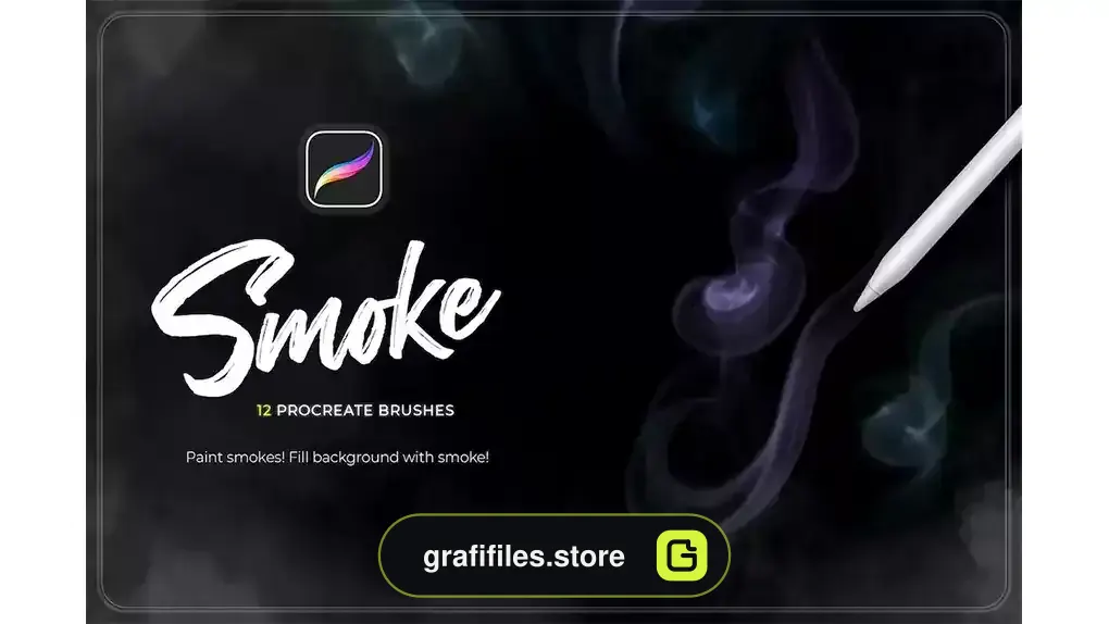 براش دود پروکریت Smoke Procreate Brushes