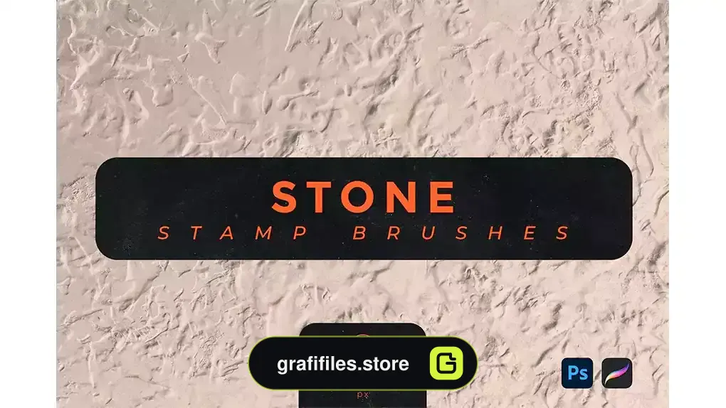براش سنگ Stone Stamp Brushes